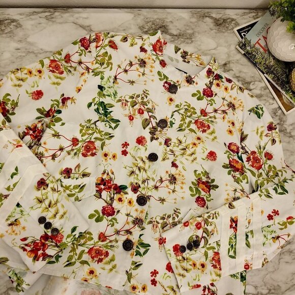 DISNEY'S Alice Through the Looking Glass Designer Collection floral jacket XL - Picture 4 of 9